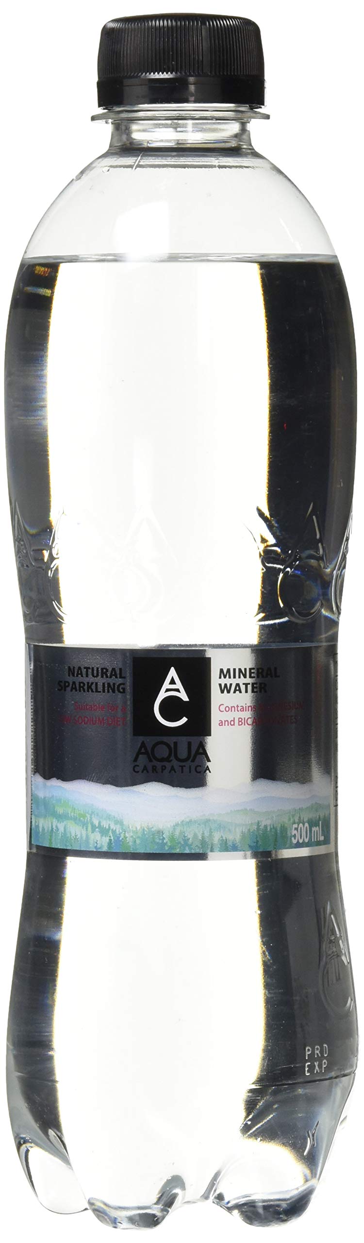 AQUA Carpatica Forte Intensely Sparkling Mineral Water, 500 ml, Pack of 12