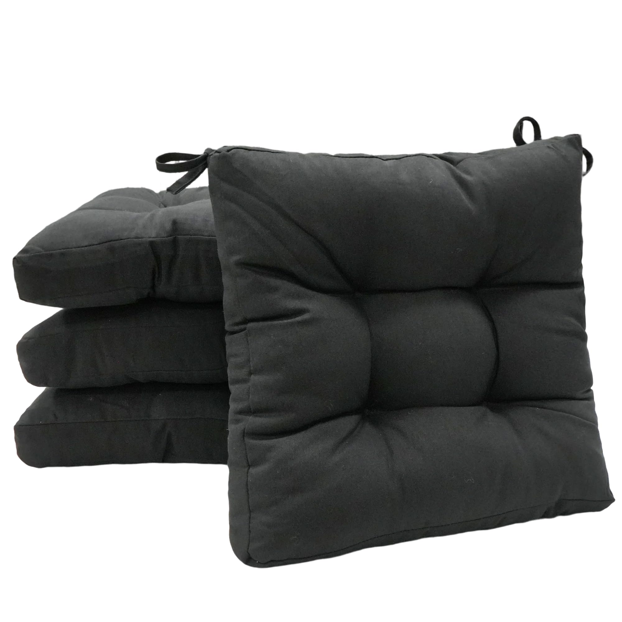 Viste tu hogar Pack 2 Cojines para Silla, 40x40x5 CM, Efecto Tridimensional, Relleno de 100% Poliéster, Ideal para Comedor, Terraza, Salón y Restaurante, Color Raya Beige, Fabricado en España — view 35