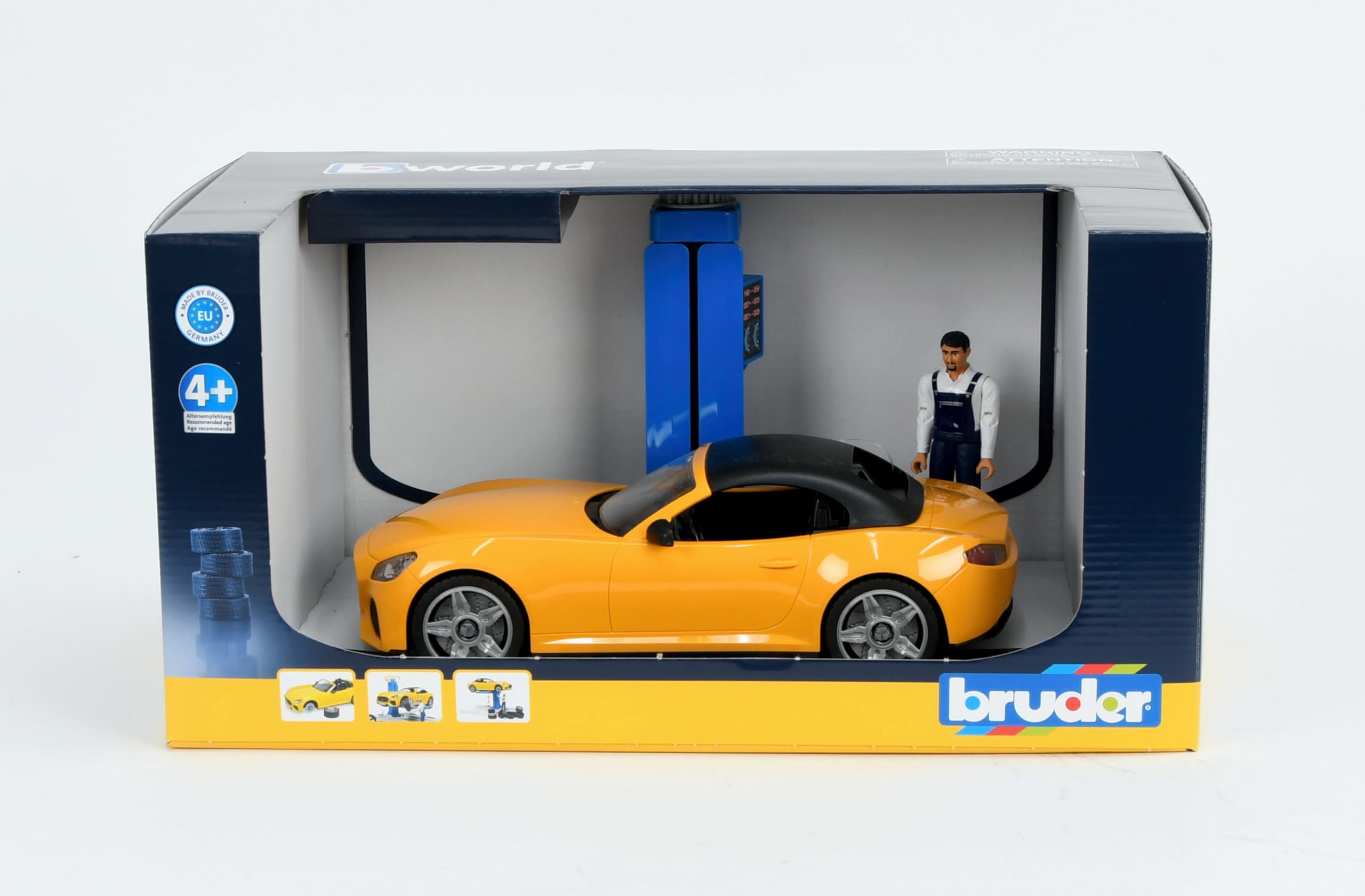 Amazon.com: Bruder 62112 bworld Car Service Center and Bruder