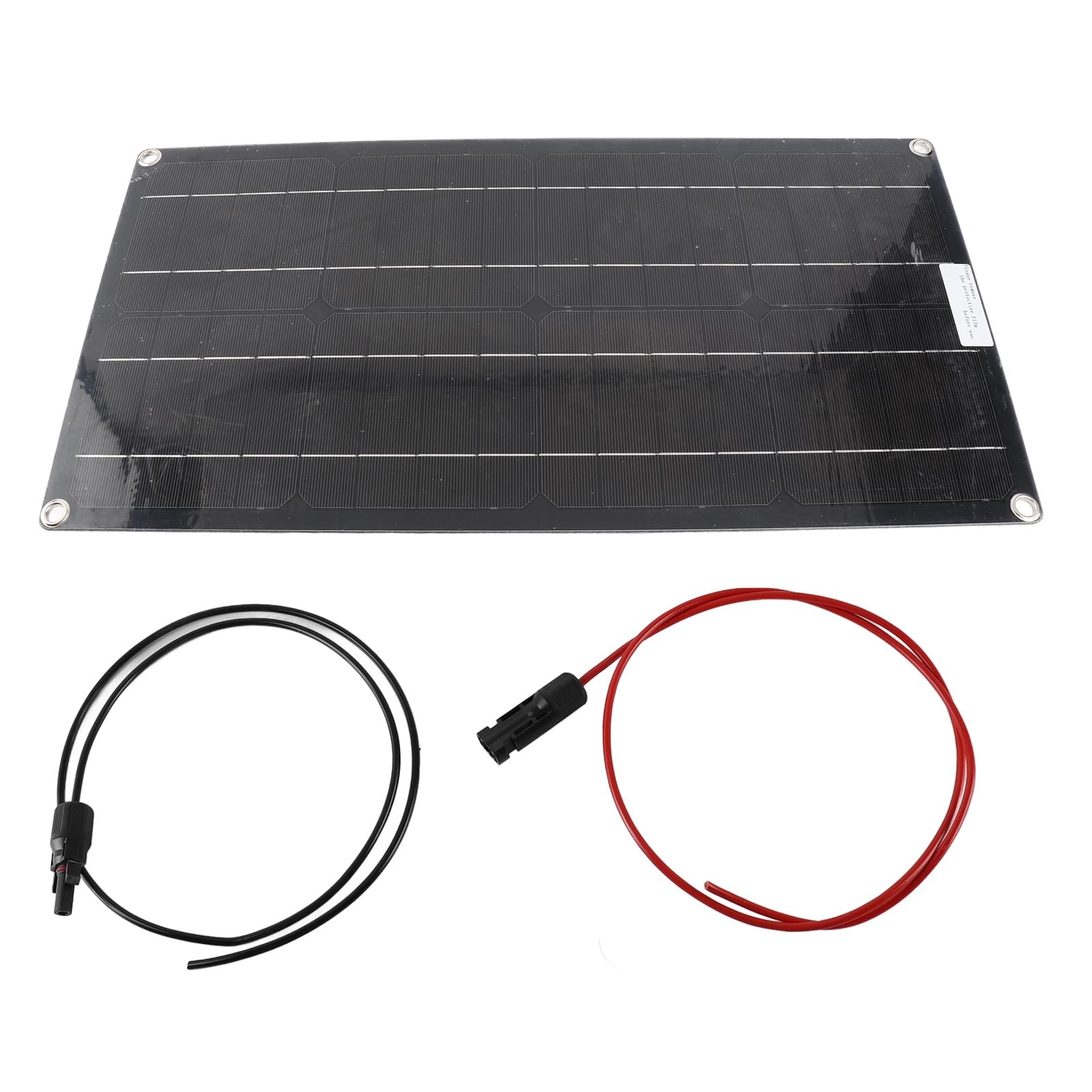 Panneau solaire 100W monocristallin chargeur portable étanche haute conversion pour tente et RV