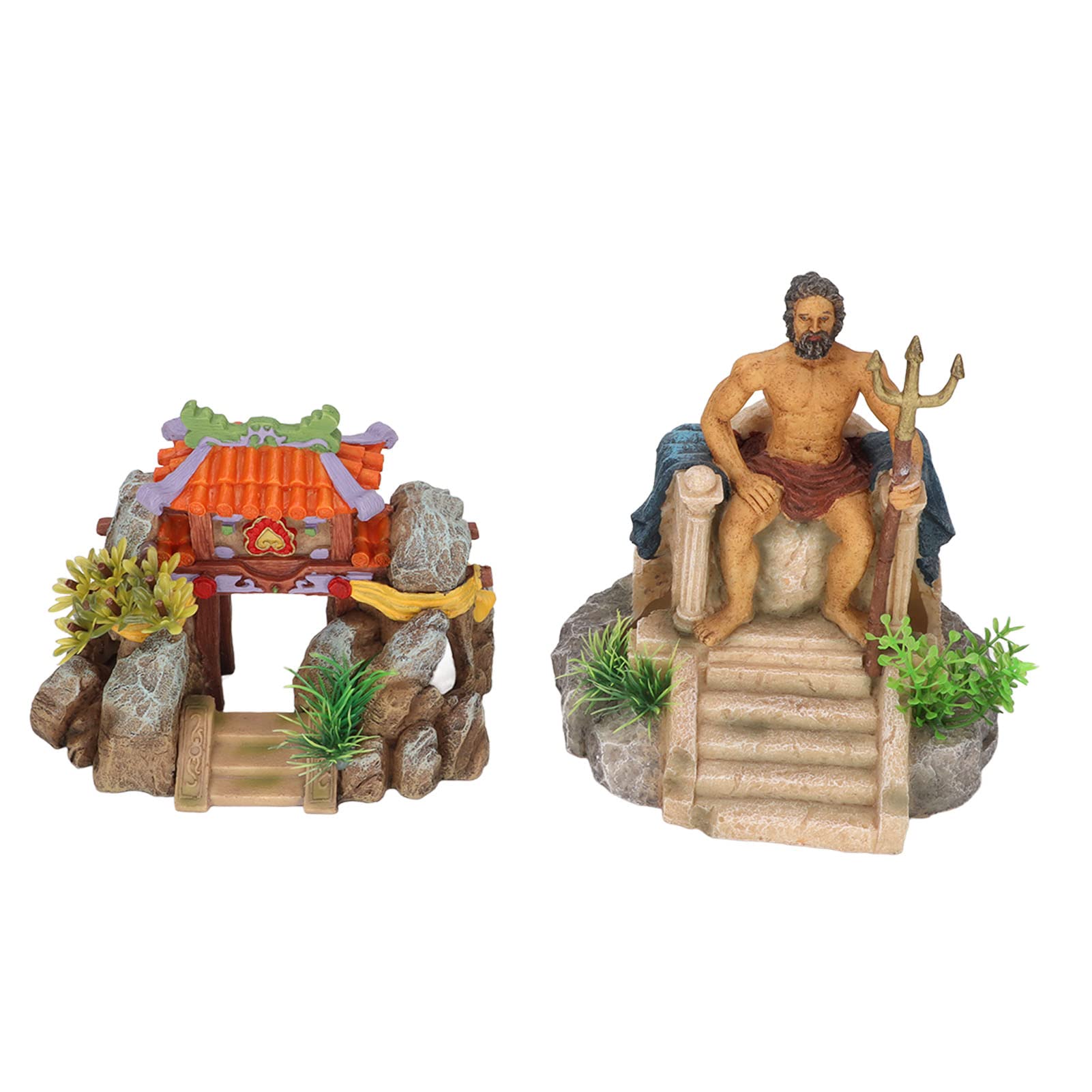 Tyenaza Decorazioni per Acquario, Decorazione Classica per La Casa in Resina, Ornamento per Statua di Acquario per Accessori Subacquei