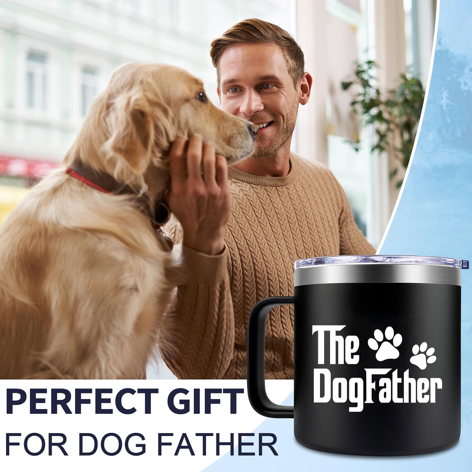 Fufendio Dog Dad Gifts for Men - Dog Dad Fathers Day Gift - Birthday Christmas Gifts for Men Dogs Lovers Dogs Father Him - Image 3