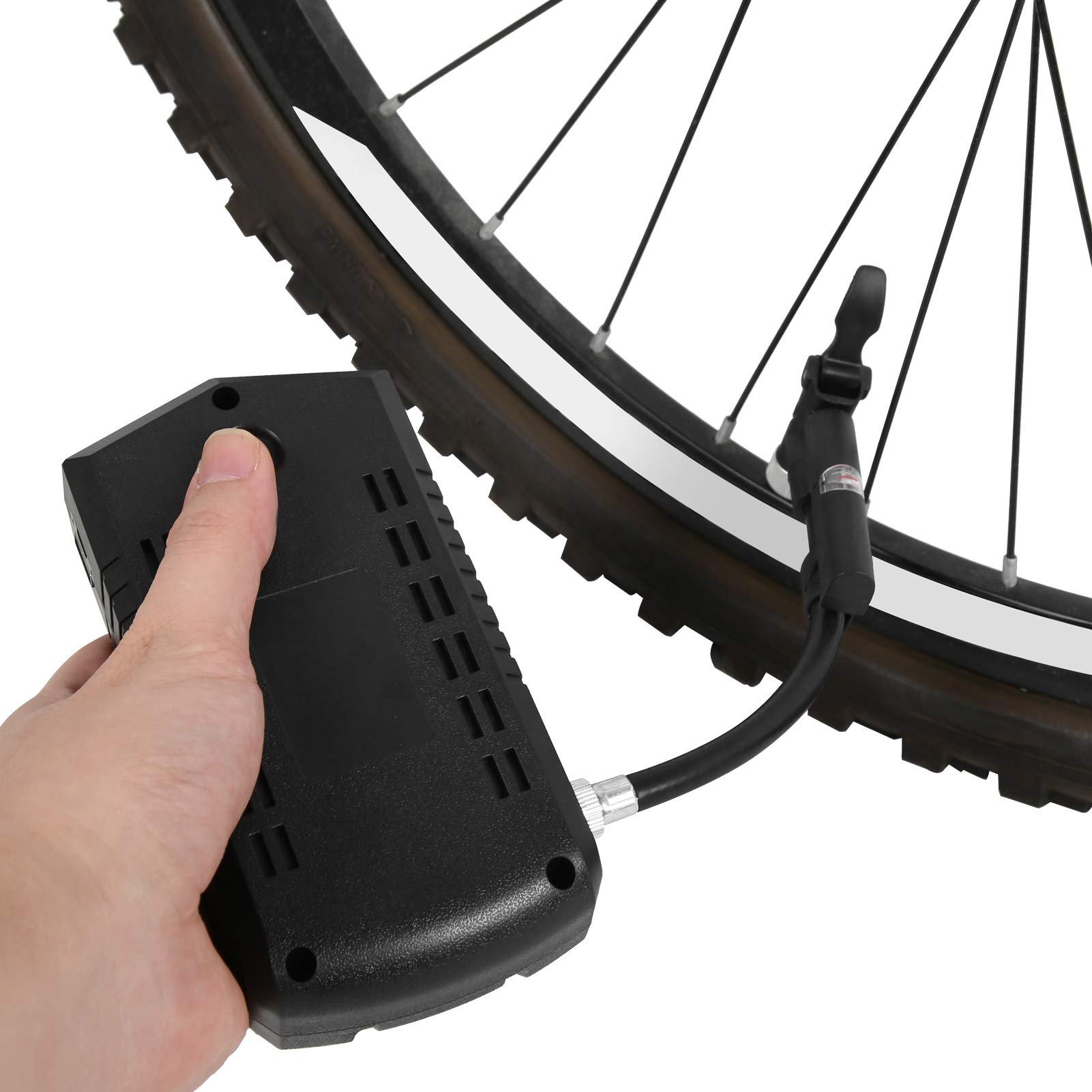 Bomba de Aire eléctrica portátil, para neumáticos de automóvil, con manómetro Digital, Cargador USB, inflado rápido, 12 V, refrigeración bidireccional, diseño Compacto