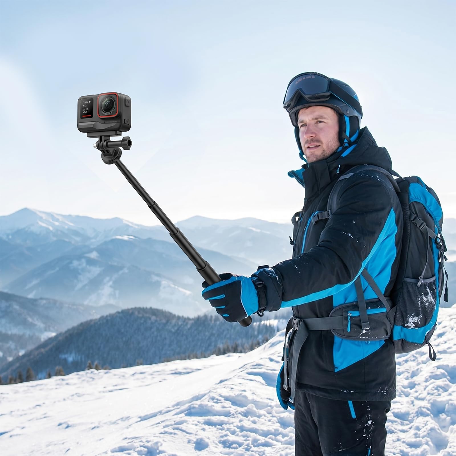 DJI Uchwyt magnetyczny dla Osmo360/Action5Pro/4/3, 2 sztuki | Szybkie zapięcie, do kamer akcji, nadaje się do statywów, nadaje się do kijków do selfie