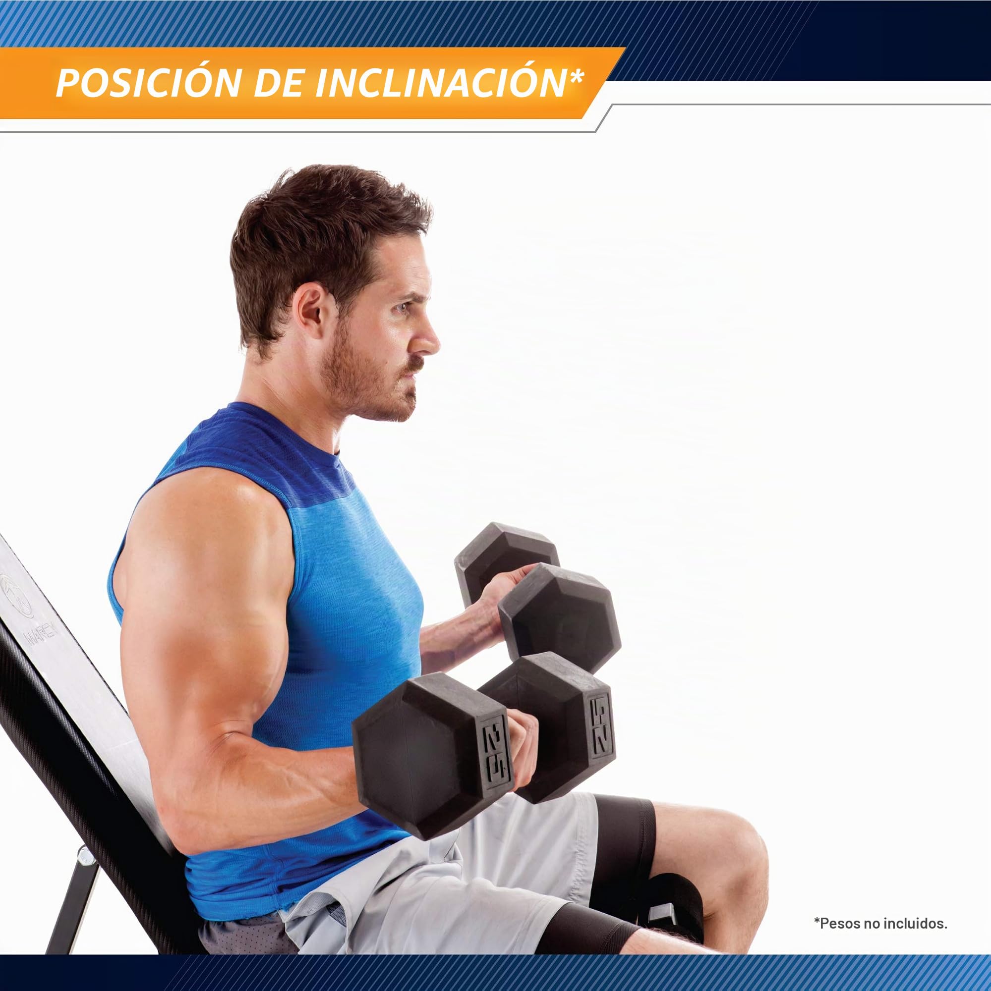 Marcy Banco utilitario SB-261, banco de pesas, inclinación/declinación, ajustable, gimnasio en casa, entrenamiento de cuerpo completo