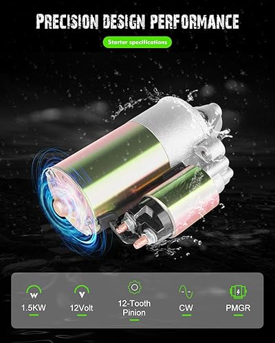 Miniatura 3 de SCITOO Arrancadores SFD0041 6642 para Ford Taurus para Mercury Sable 2000 2001 2002 2003 2004 2005 3.0L (182) V6 6642