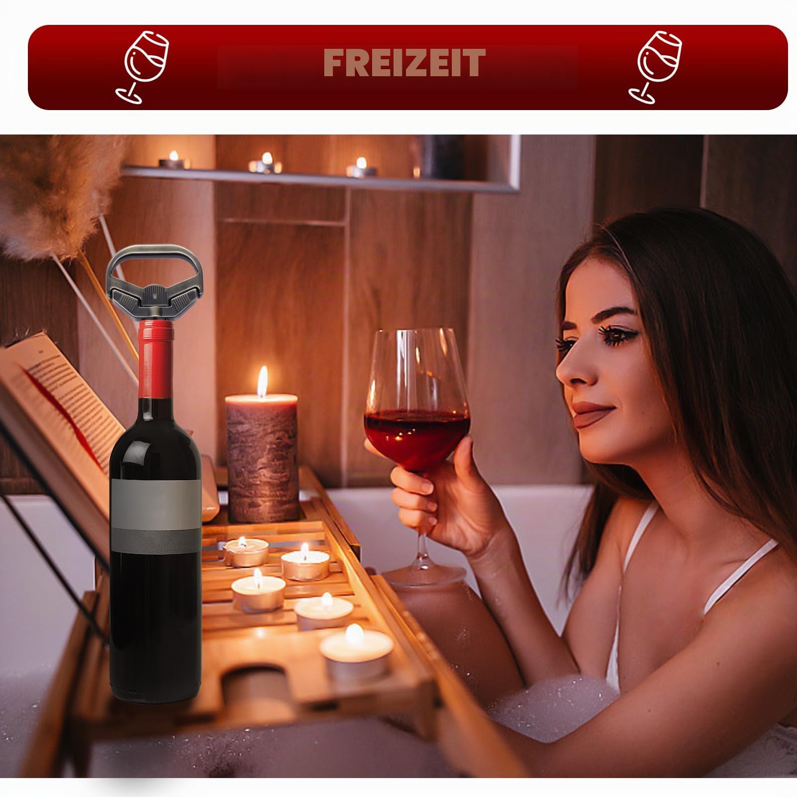 Ah So Weinöffner 3 in 1, Bronze-Classic | Flaschen Korken Entferner, Für ältere und zerbrechliche Weinkorken, Leichtes Entkorken für Kenner