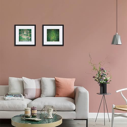 Miniatura 5 de Iglesia en cassona - Arte de pared enmarcado de Gustav Klimt, lienzo, decoración de pared, arte de pared verde, pinturas en lienzo para cocina,