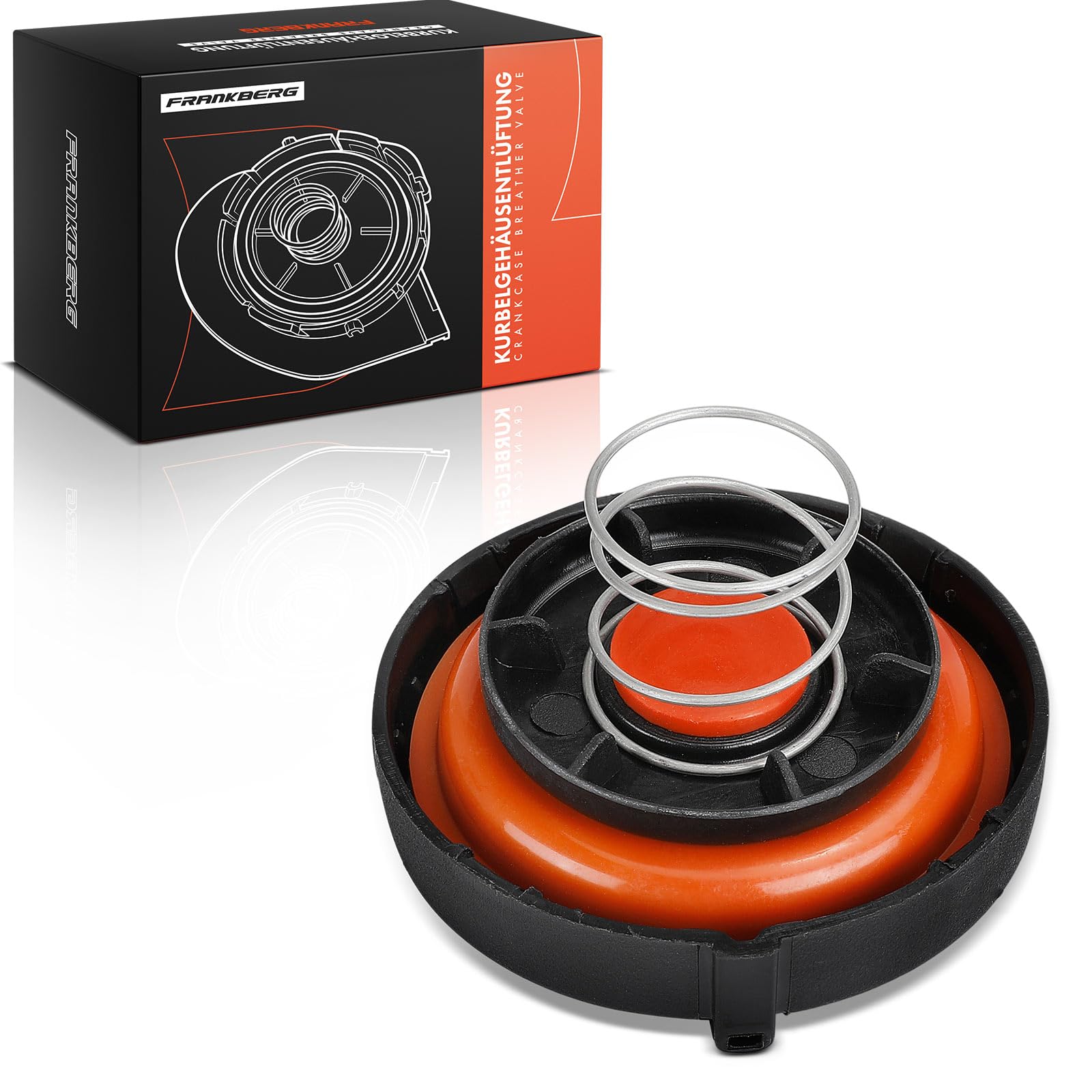 Frankberg Membrane de ventilation du carter diesel 03L103469S | Compatible avec: T.o.u.r.a.n 5T1, A3 Limousine 8VM 8VS, O.c.t.a.v.i.a III 5E3 NL3 NR3, A3 8V1 8VK, Q3 Sportback F3N