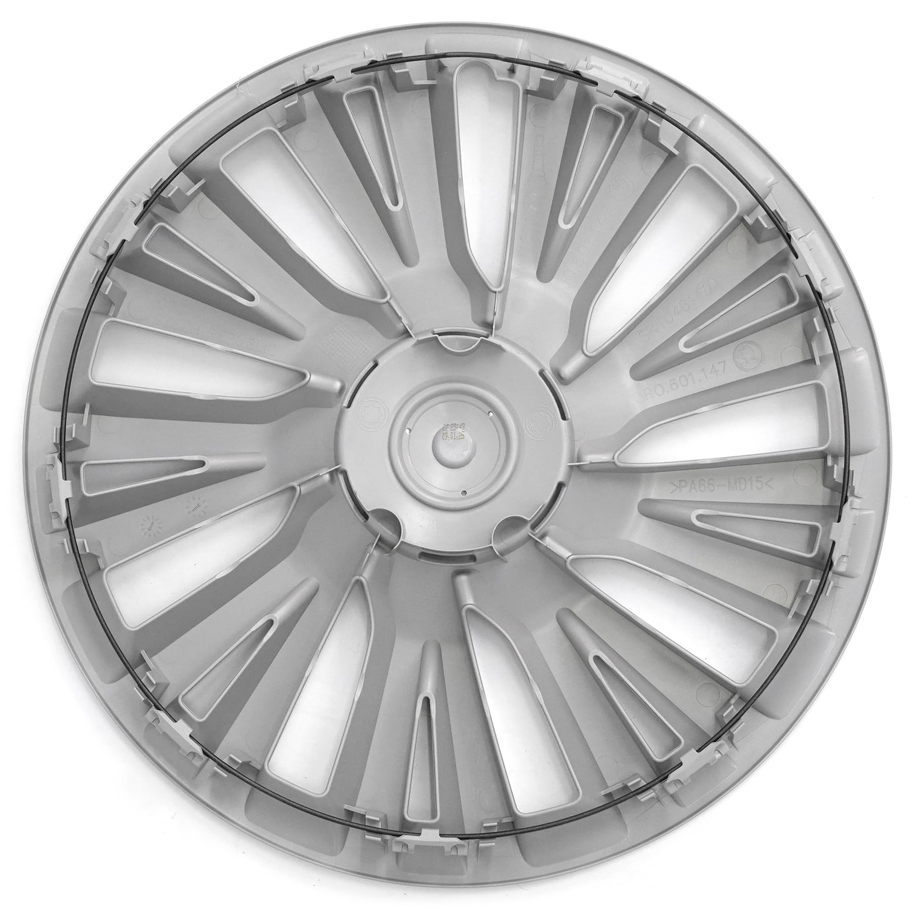 Volkswagen Kołpaki do Kół, Kunststoff, Brillantsilber, 16 Cali, do Felg Stalowych, Passat B9 (3J), 3J00714561ZX, Zestaw 4 Sztuk