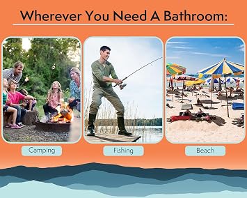 Cleanwaste GO Anywhere Toilet Storage Back Pack