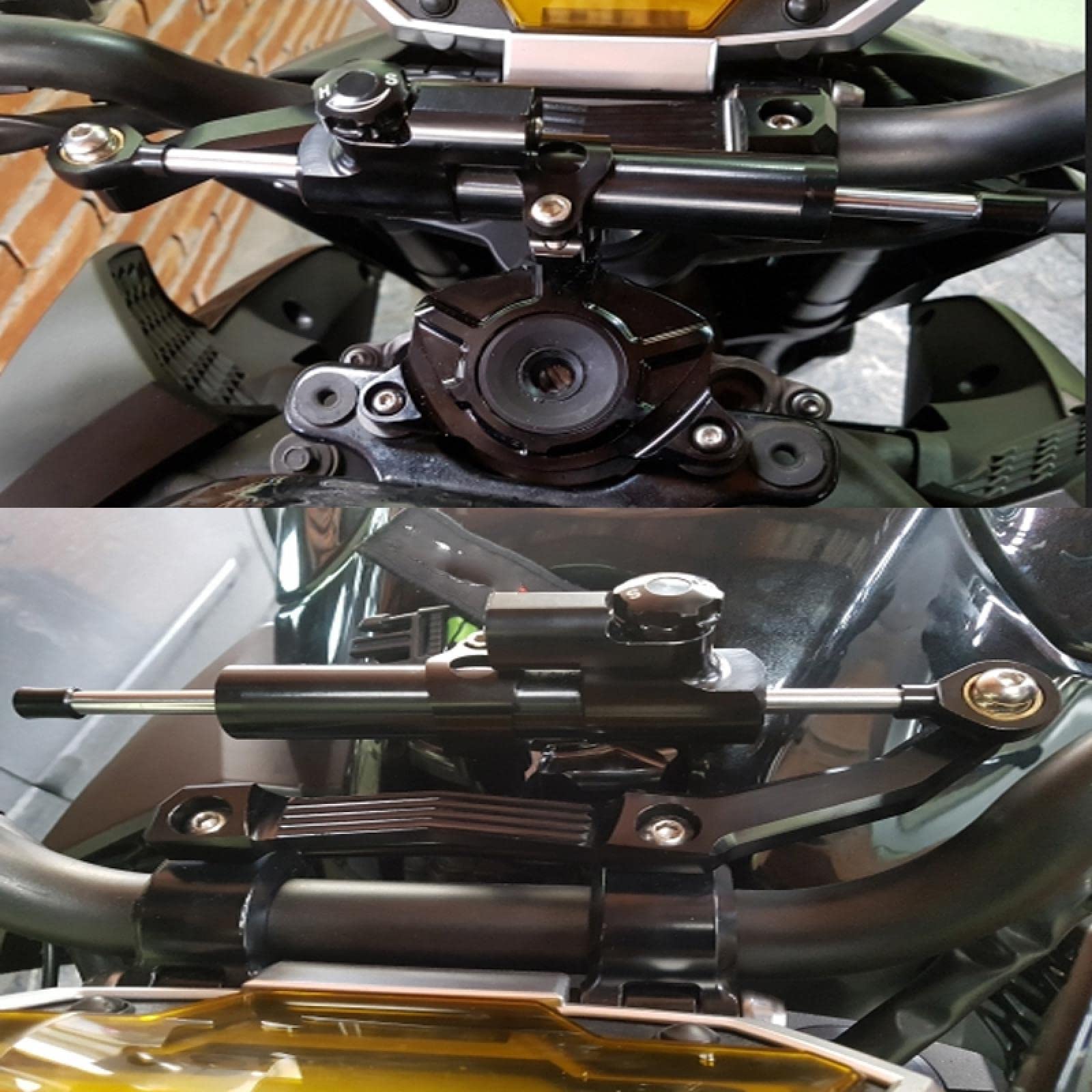 Motorcycle Steering Damper para Yamaha FZ1 FAZER 2006-15 Moto Dirección Estabilizador Amortiguador