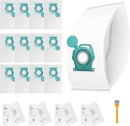 Confezione da 12 Sacchetti Aspirapolvere Compatibili con Miele Guard S1/L1/M1, Sacchetti per Aspirapolvere ad Alta Capacità, Filtrazione Multistrato, Ricambio per Serie Guard
