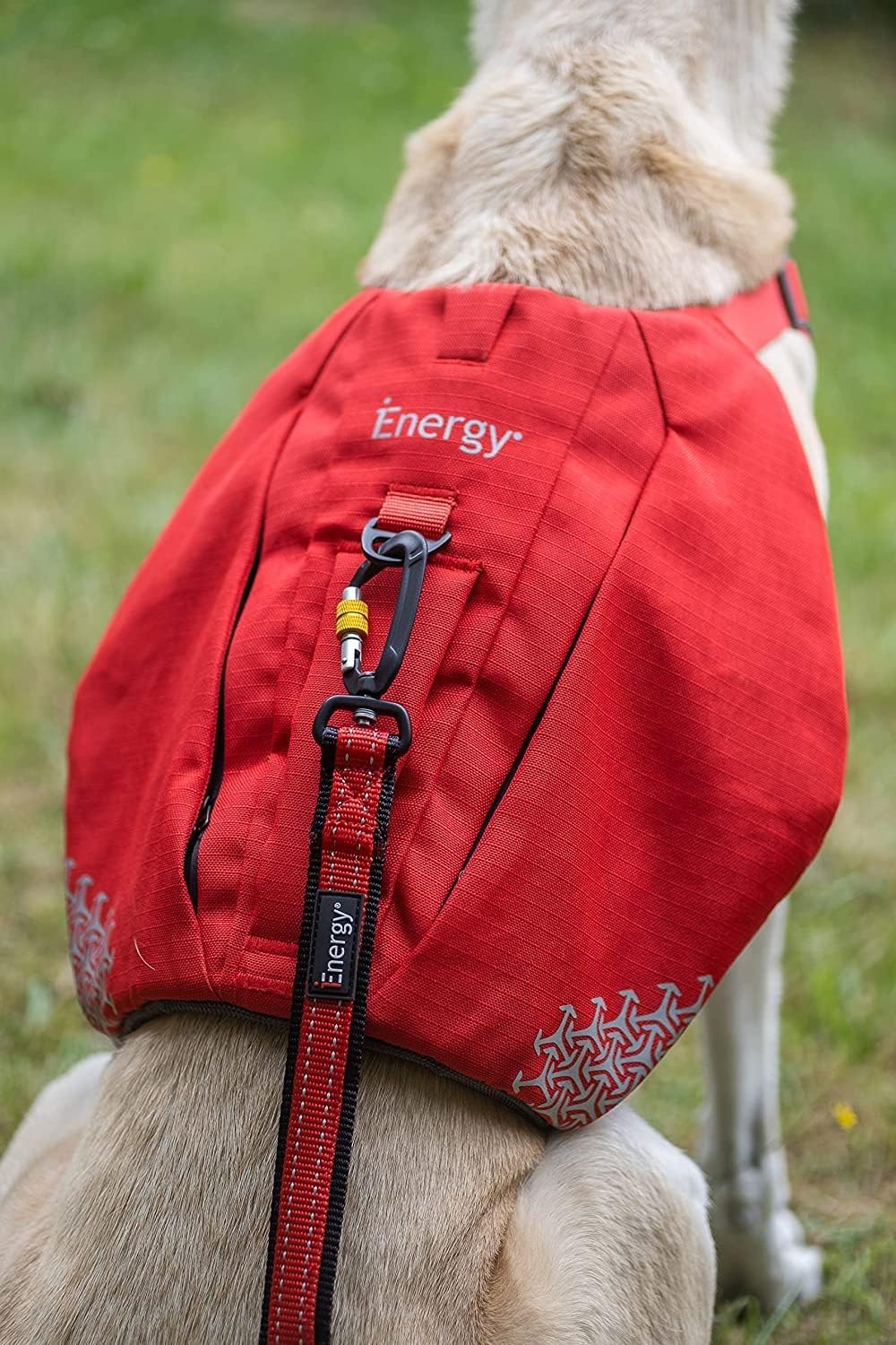 iEnergy™ MIC uprząż dla psa z dwiema kieszeniami bocznymi i idealna na krótkie wycieczki, oddychająca, odblaskowa i wyściełana uprząż piersiowa, bez ciągnięcia, rozmiar S (mała)