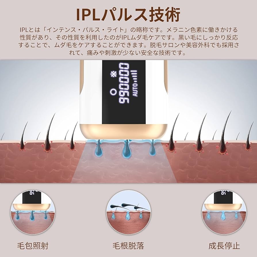 Amazon | CEENBOO®︎ 脱毛器 レーザー サファイア鏡面 氷点脱毛