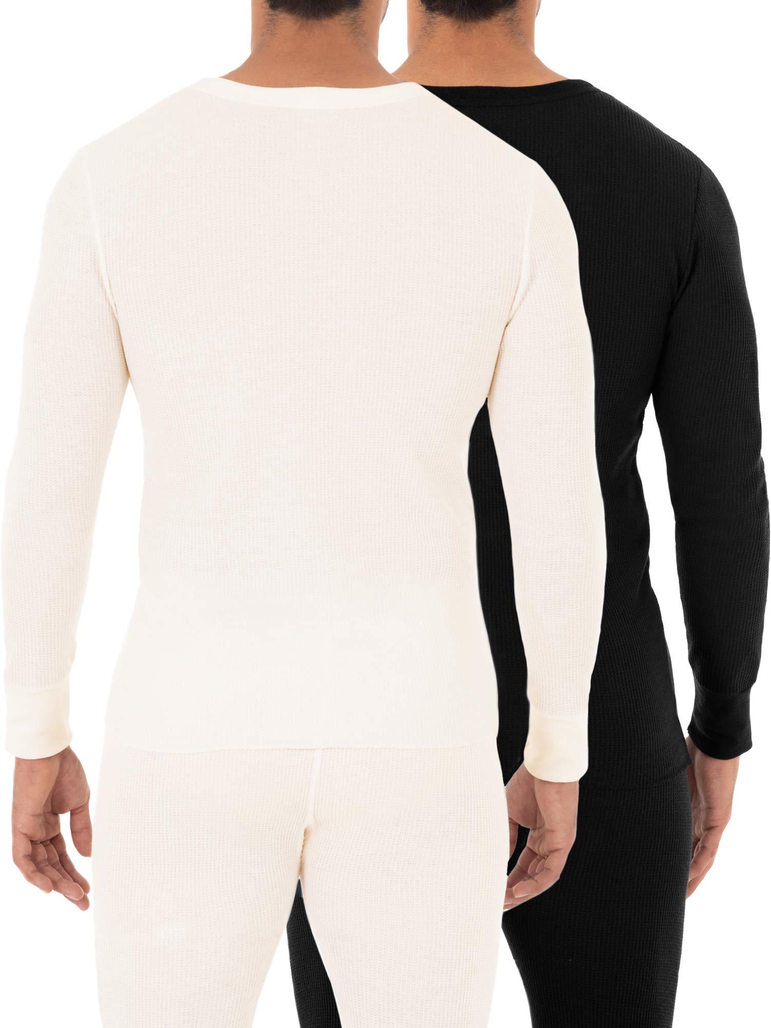 Fruit of the Loom Bielizna termoaktywna — zestaw Mężczyźni Classic Midweight Waffle Thermal Top (2 Pack)