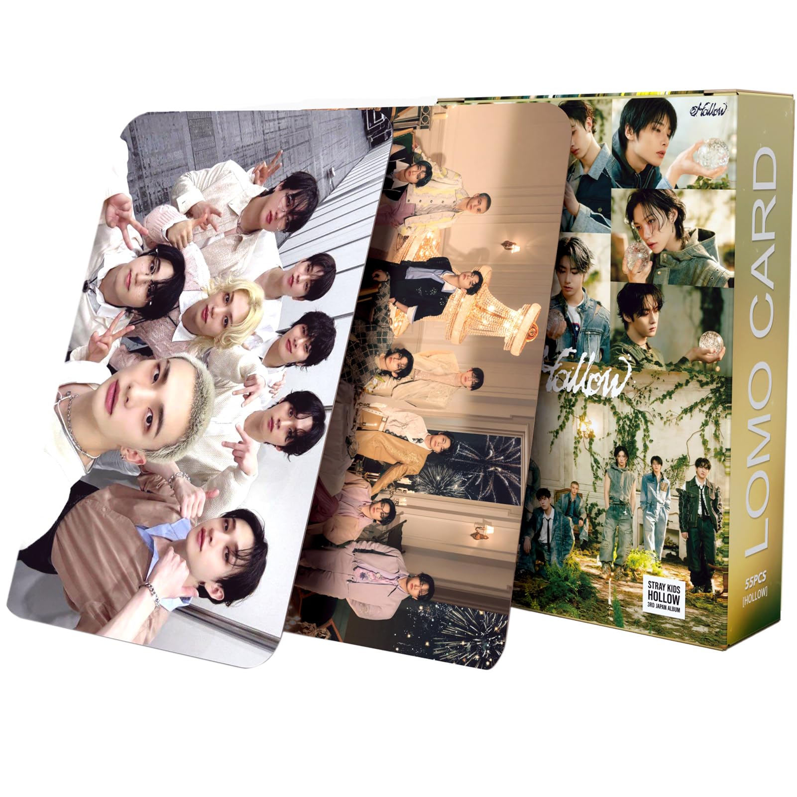 KPOPBTS 55 PCS Stray Kids 3rd Mini Album Hollow Photocards Set