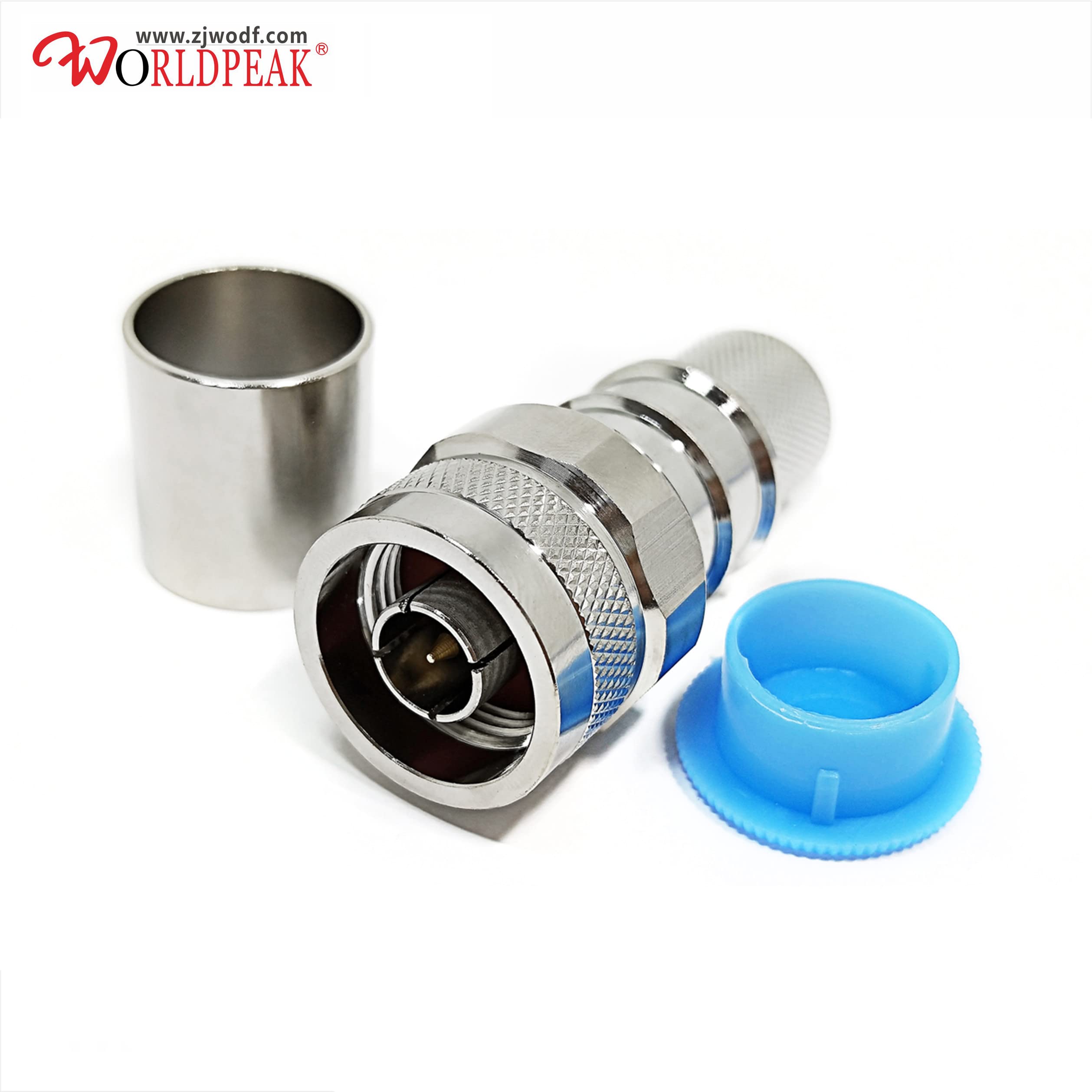 WORLDPEAK 2pcs Coaxial N Male Crimp solderless for LMR600 Cable Connector