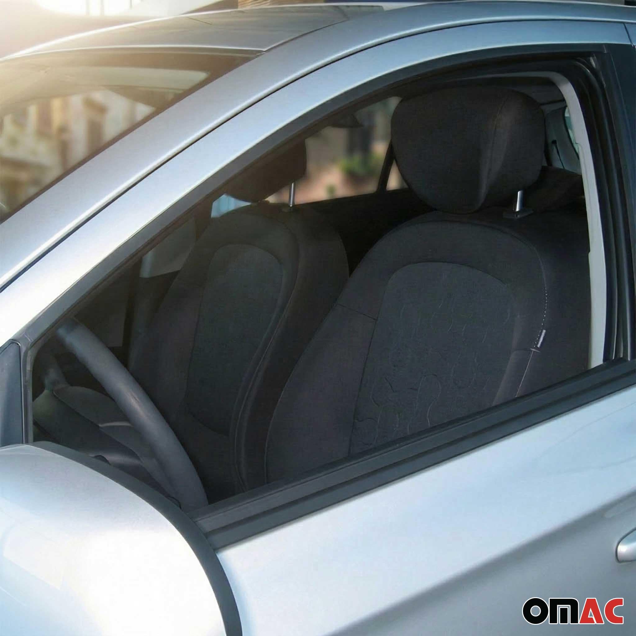 Windabweiser Regenabweiser kompatibel mit Hyundai i20 2009-2014 5tür Dunkel Acryl 2tlg