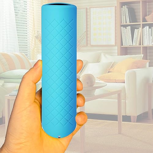 Miniatura 4 de Firestick - Funda para mando a distancia, Firestickremote Funda para control remoto, funda para cubierta con patio de tierra que brilla en azul