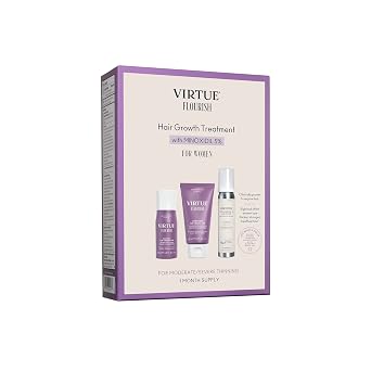 Virtue Flourish Hair Growth Regimen Women, Minoxidil 5% Foam, Thinning Hair