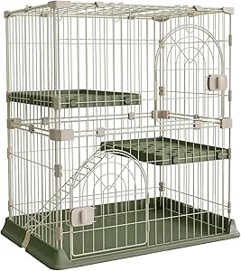 Alebert「アレベルト」 キャットケージ 幅70*奥行43*高さ89cm Amazon.co.jp: Alebert｢アレベルト｣ 猫ケージ キャットケージ 幅