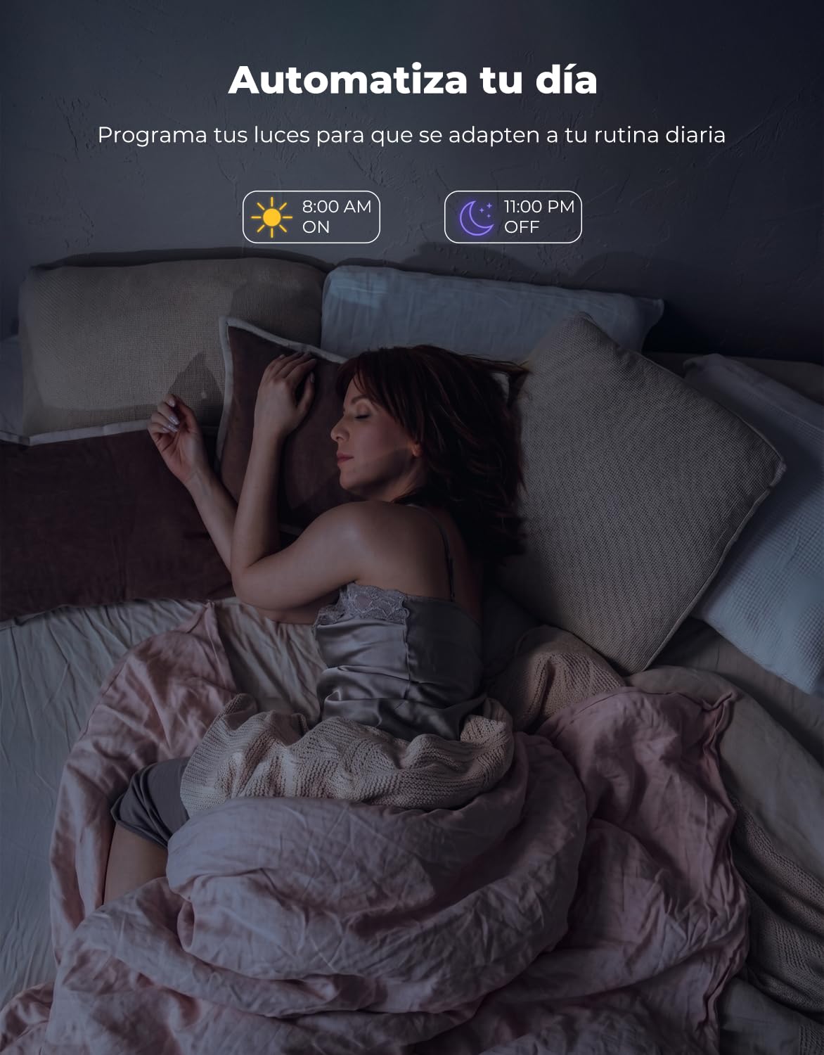 Lámpara de Techo Inteligente LED (19W, 1900LM), Plafón Moderno 3 Anillos, Compatible con Alexa/Google Home/App. Luz Techo Regulable (3000K-6500K) para Dormitorio, Habitación, Blanco