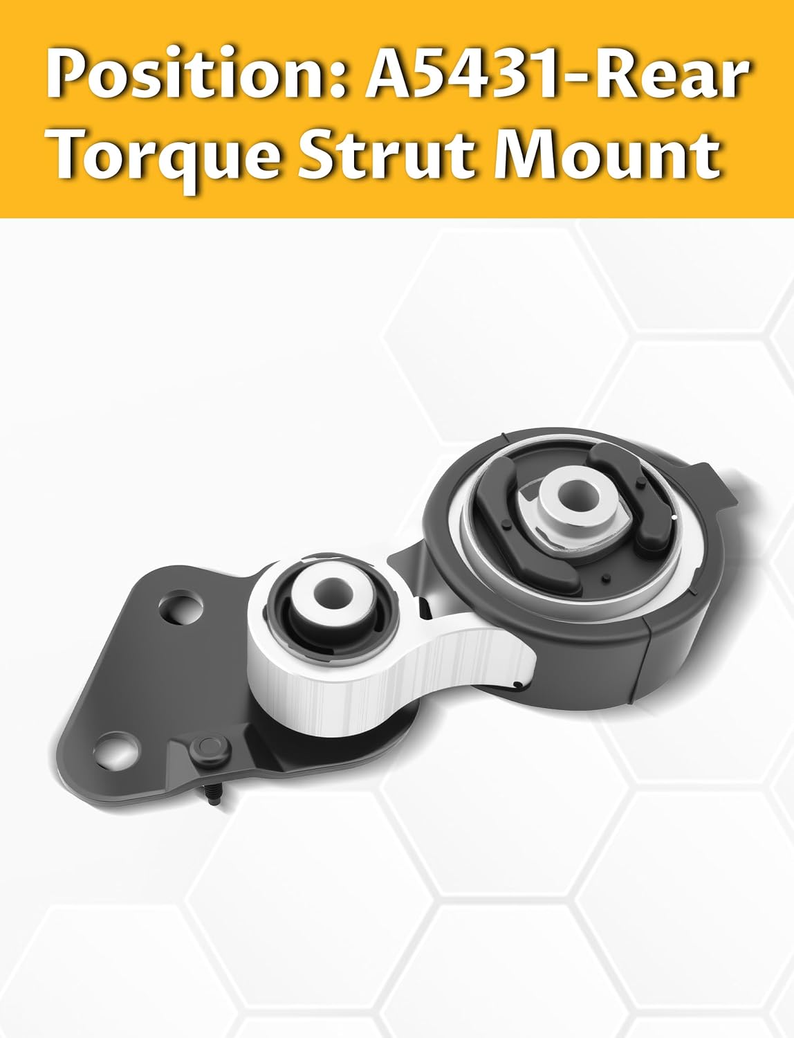 Engine Motor Mount & Trans Mount Kit Compatible with 2007-2010 Edge 3.5L w/AUTO, Replace OE A5342, A5431, A5605