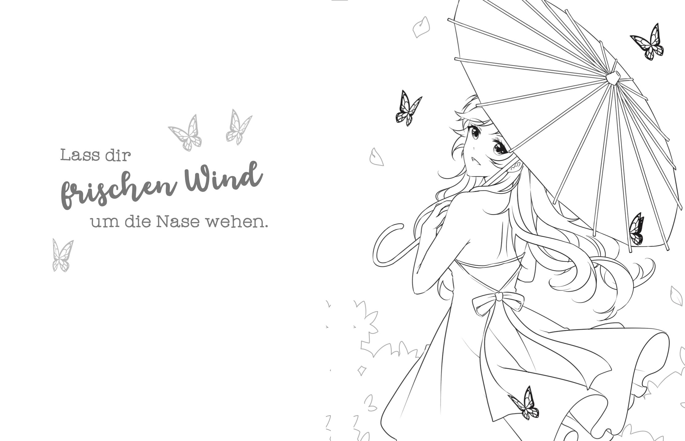 Malbuch Manga & Anime: Das Malbuch für Mädchen ab 10 Jahren