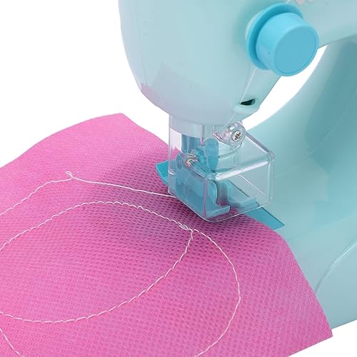 Miniatura 9 de Juego de máquina de coser para niños, kit de máquina de coser de simulación eléctrica para niños con regla de enhebrador de agujas para más de 3 años