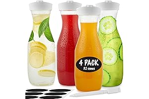 Plastic Juice Carafe with Lids: The Perfect Solution for Your Beverage Needs