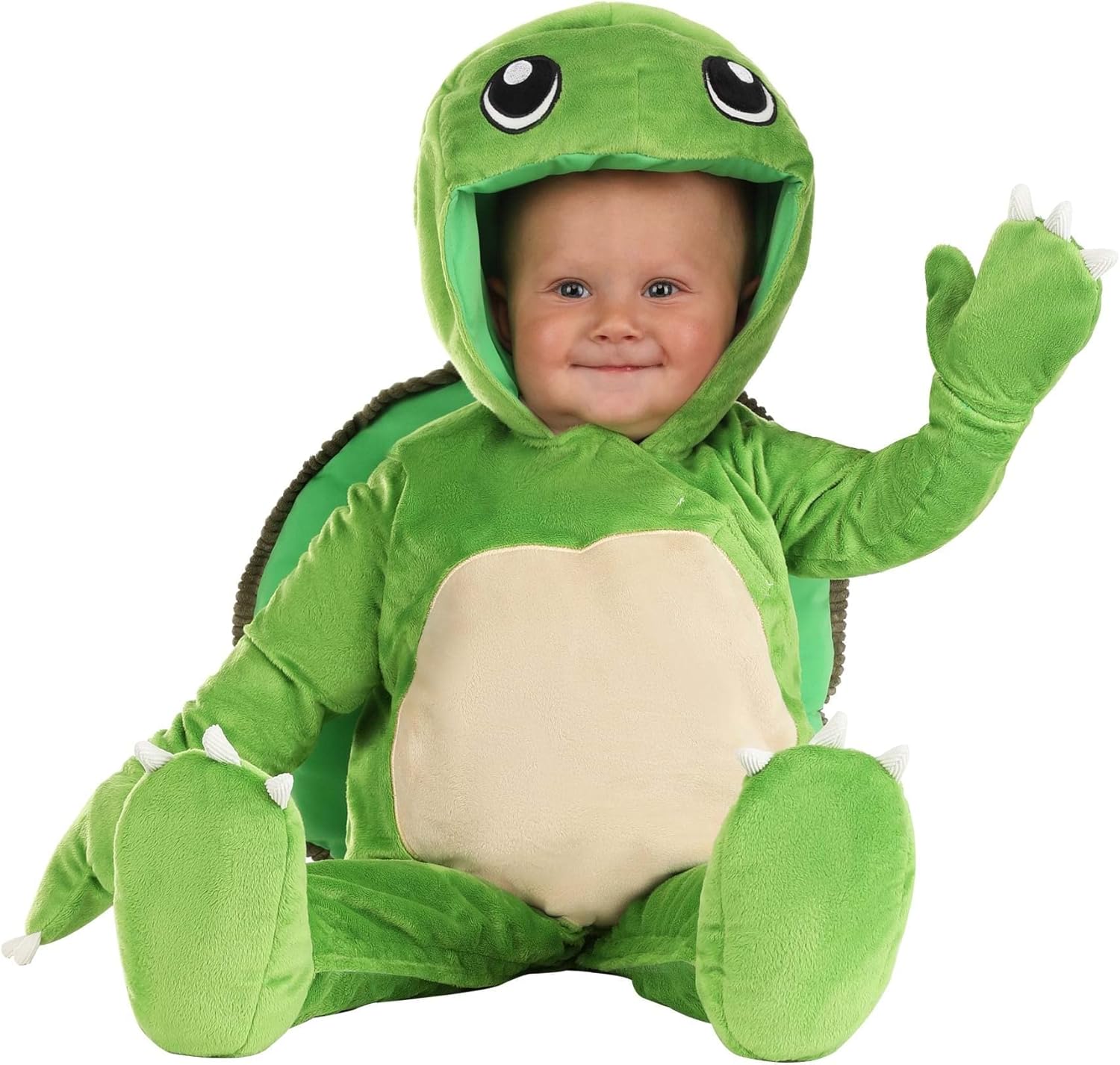 Perky Infant Turtle Costume | Cute Baby Green Turtle for Halloween