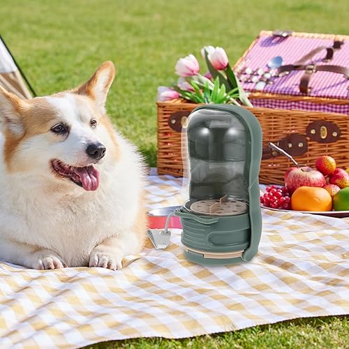 Miniatura 7 de Leak Portable Dog Water Bottle with Travel Drinking Bowl Lightweight Small Pet Water Dispenser for Hiking Camping Walking and Outdoor Trips