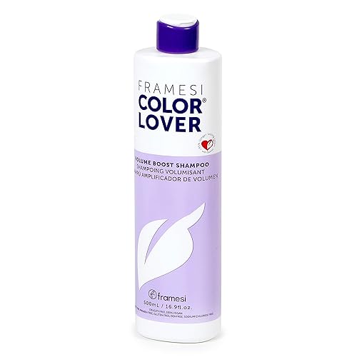 Framesi Color Lover Volume Boost Champú 169 fl oz champú sin sulfatos con quinua y aloe vera cabello tratado con color