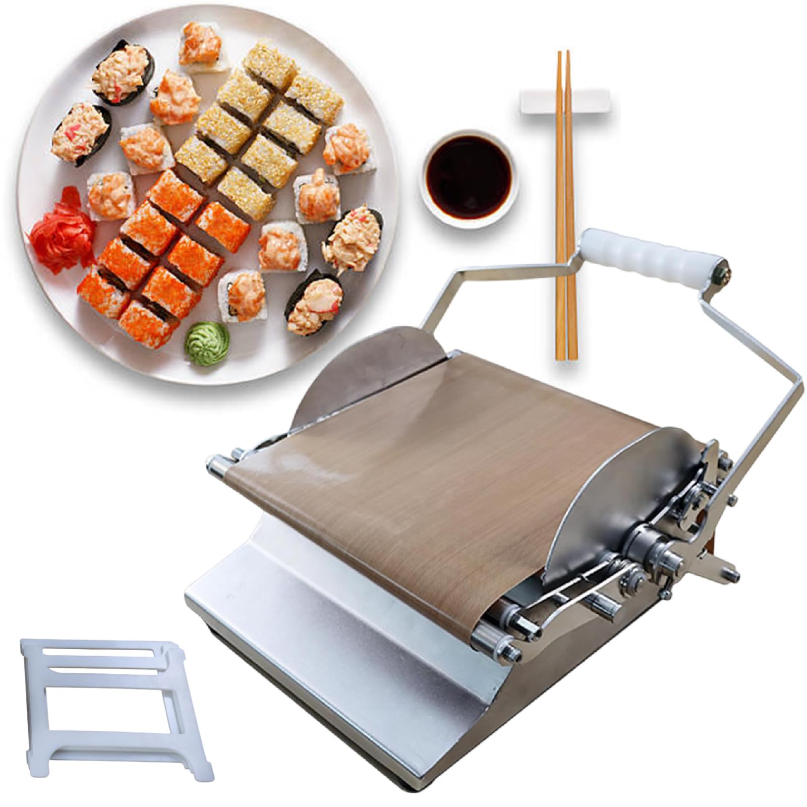 OLSKFUH Sushi Making Beginner Kit, Sushi Maker Set, Sushi Making Set 3 Different Sized Molds, Professional Sushi Maker Set, For Sushi Beginners,