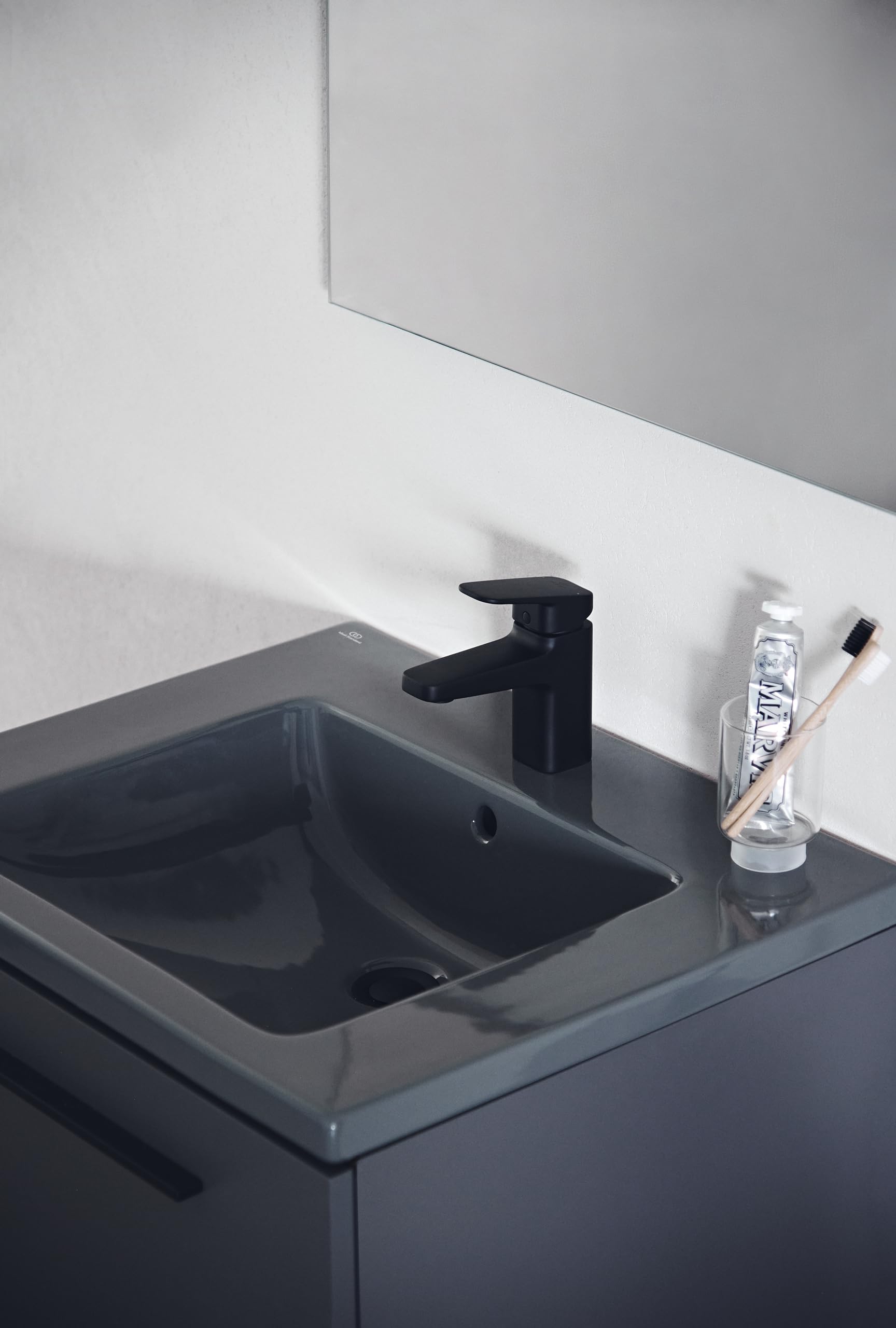 Rubinetto Lavabo Ideal Standard Ceraplan - Monocomando, Nero Seta, Risparmio Idrico - Foto 8