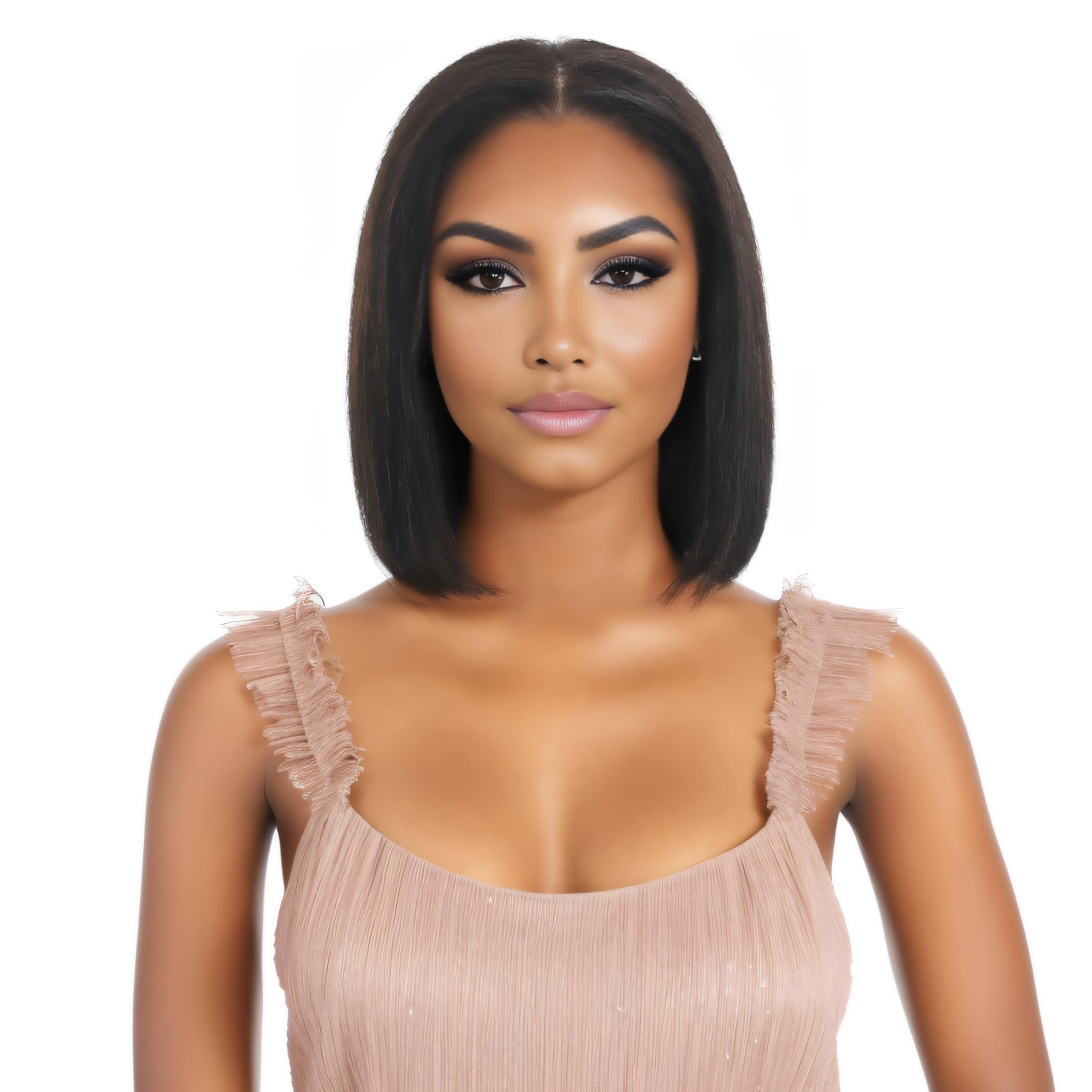 LOHXINHAIR Bob Wigs 8 Inch Real Human Hair HD Front 13×4 Lace Wig for Professional Female Diverse Styles