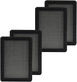 PUREBURG 4-Pack Replacement 3 stages HEPA Filters Compatible with VALKIA PU-P02 Air Purifier