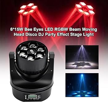 ムービングLED 6台セット 舞台照明 レーザー レーザーライト 照明 led ステージライト クラブ ミラーボール