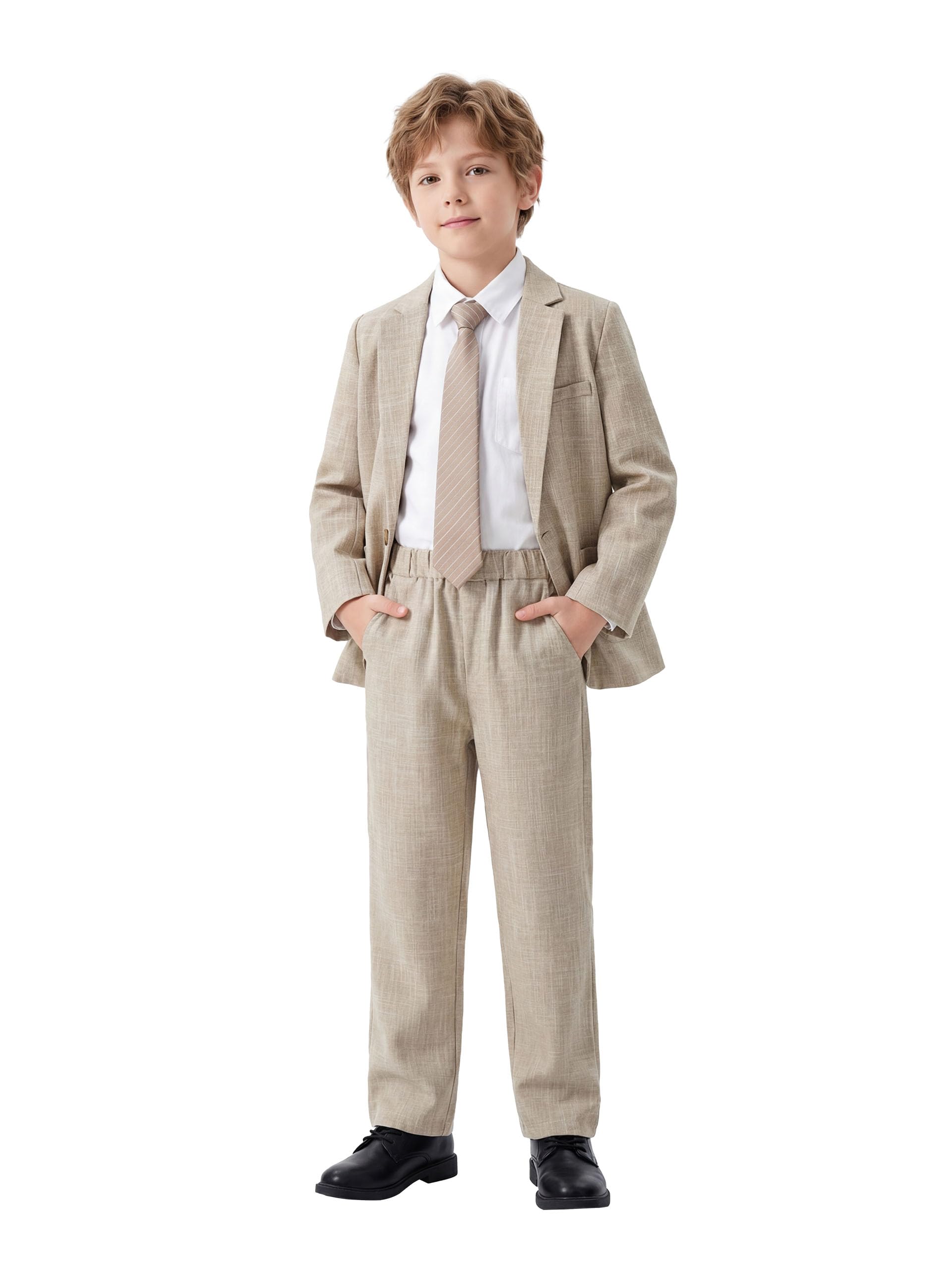 LOLANTA Abito Elegante da Cerimonia per Bambino, Completo Giacca e Pantaloni per Bambino, 3-13 Anni