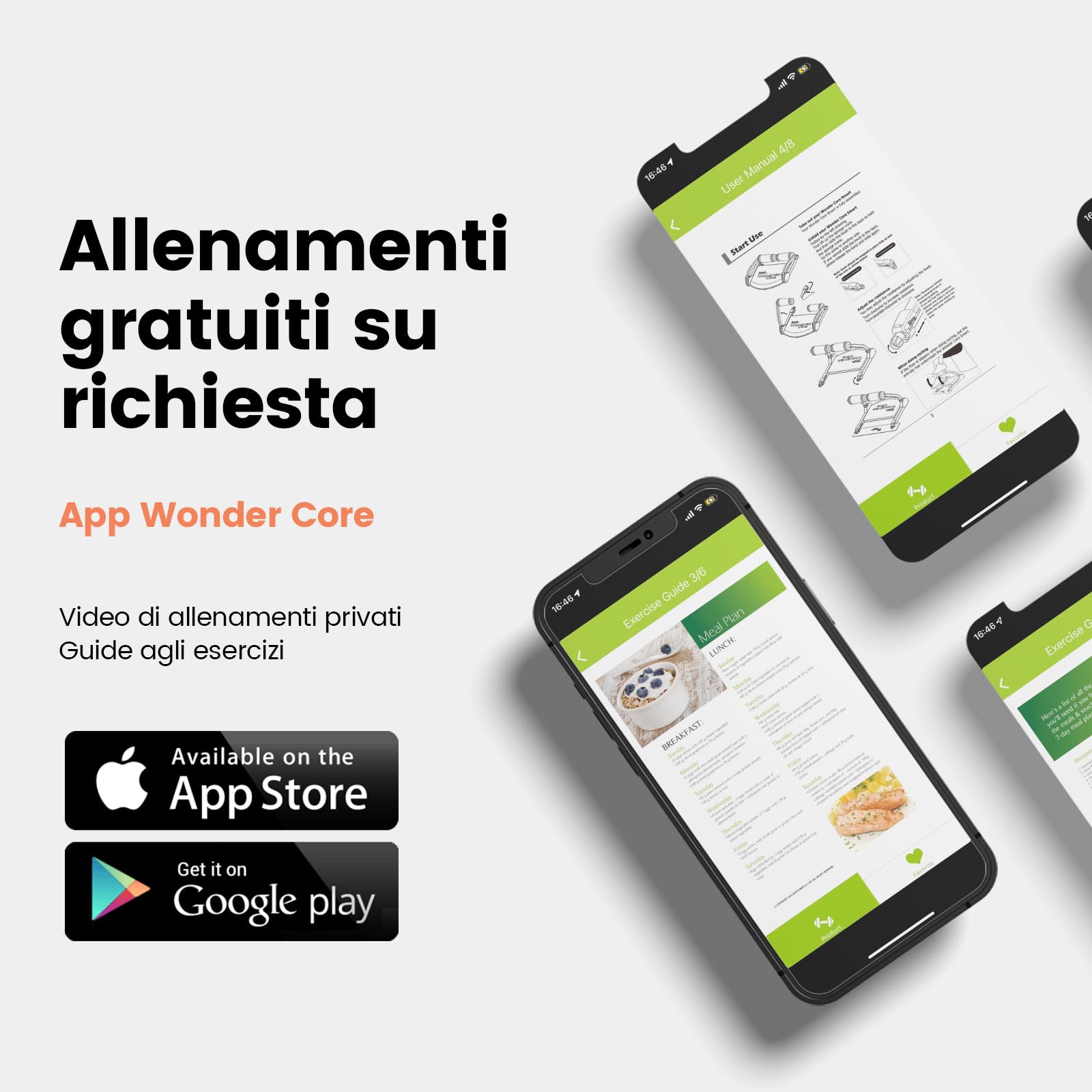 Wonder Core Macchina intelligente per addominali, attrezzatura per esercizi addominali, macchina per l'allenamento del corpo totale per la palestra domestica