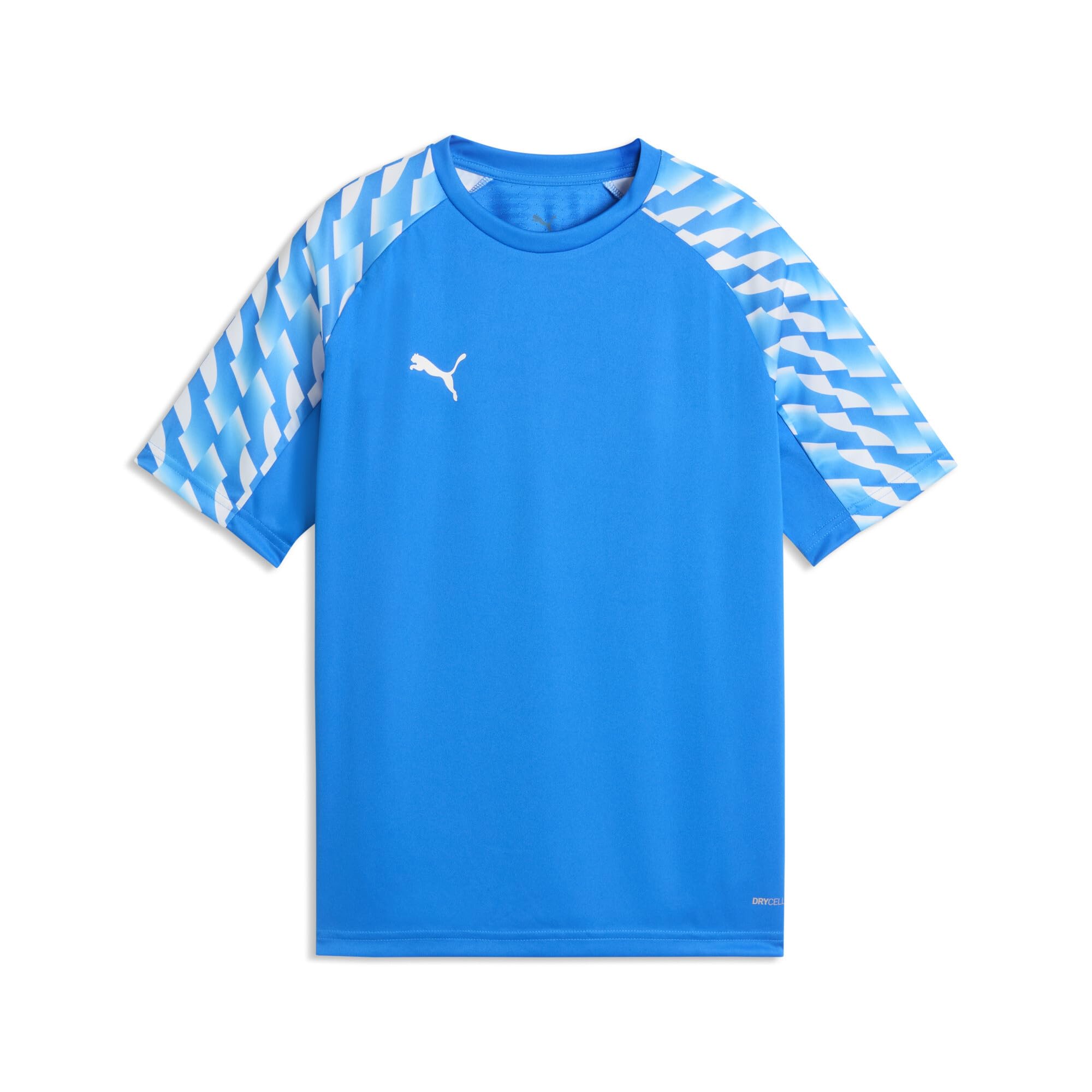 PUMA teamLIGA26 Jersey Jr, 116, Electro Royal White-Electro Royal