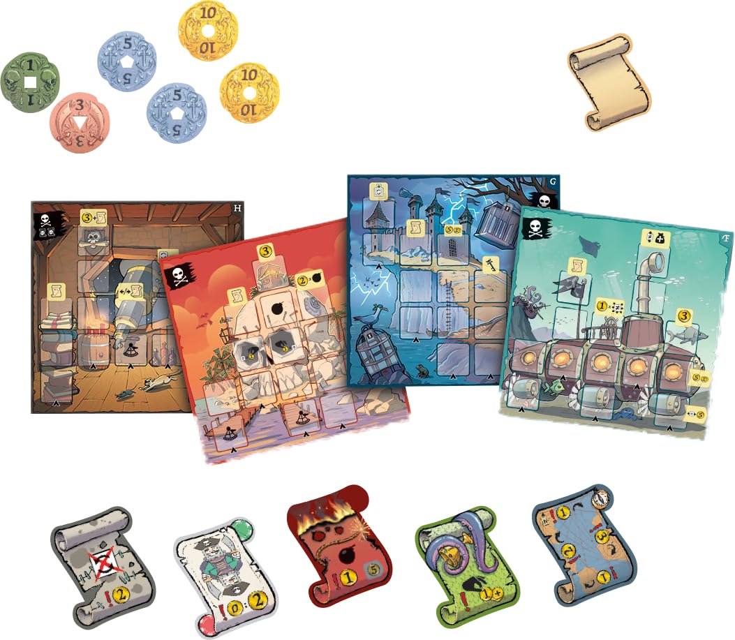 Asmodee - Extension Captain Flip Isla Bomba - Play Punk - Jeu de société Famille - 8 Ans - 2 à 5 Joueurs - 20 Min - Version Française - 3