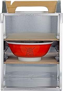 エムテートリマツ アルミ出前箱 横型 5段 (丼10ヶ対応) 楽天市場】アルミ 出前箱 横型 5段 【ctaa】出前箱 おかもち 岡