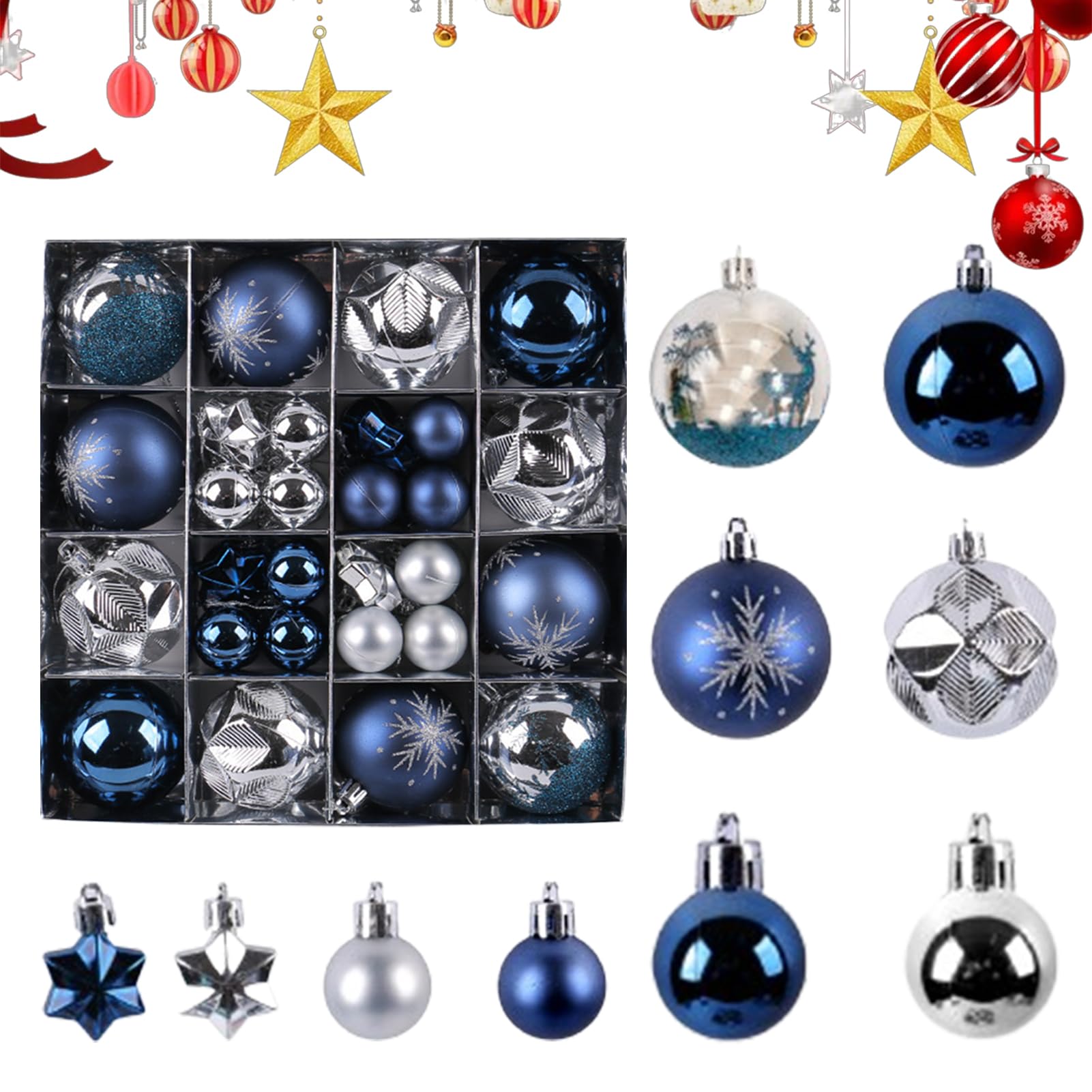 Boules de Noël incassables solution durable pour décoration de salon