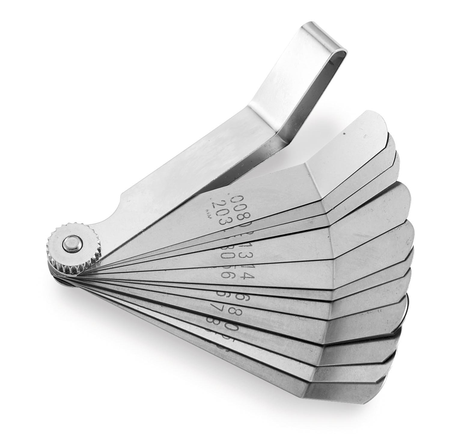 BikeMaster NOT Batt, Tie, Tube FEELER 12BLDE MM/IN ANGLD 3PK Tools 12-Blade Combination Tappet & Feeler Gaug - 173146