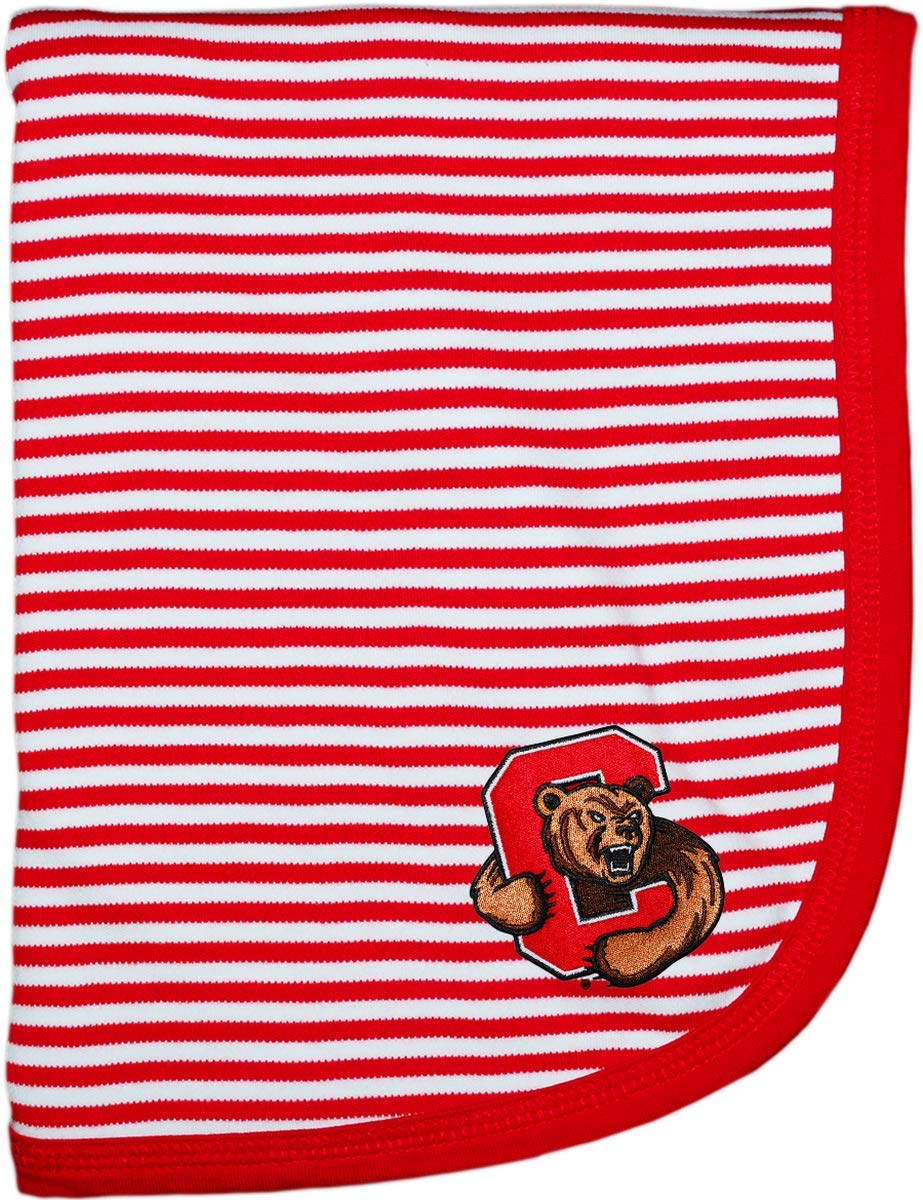 Creative Knitwear College Baby NCAA Infant Striped/Solid Blanket, Unisex, One Size 37.5 X 33.5
