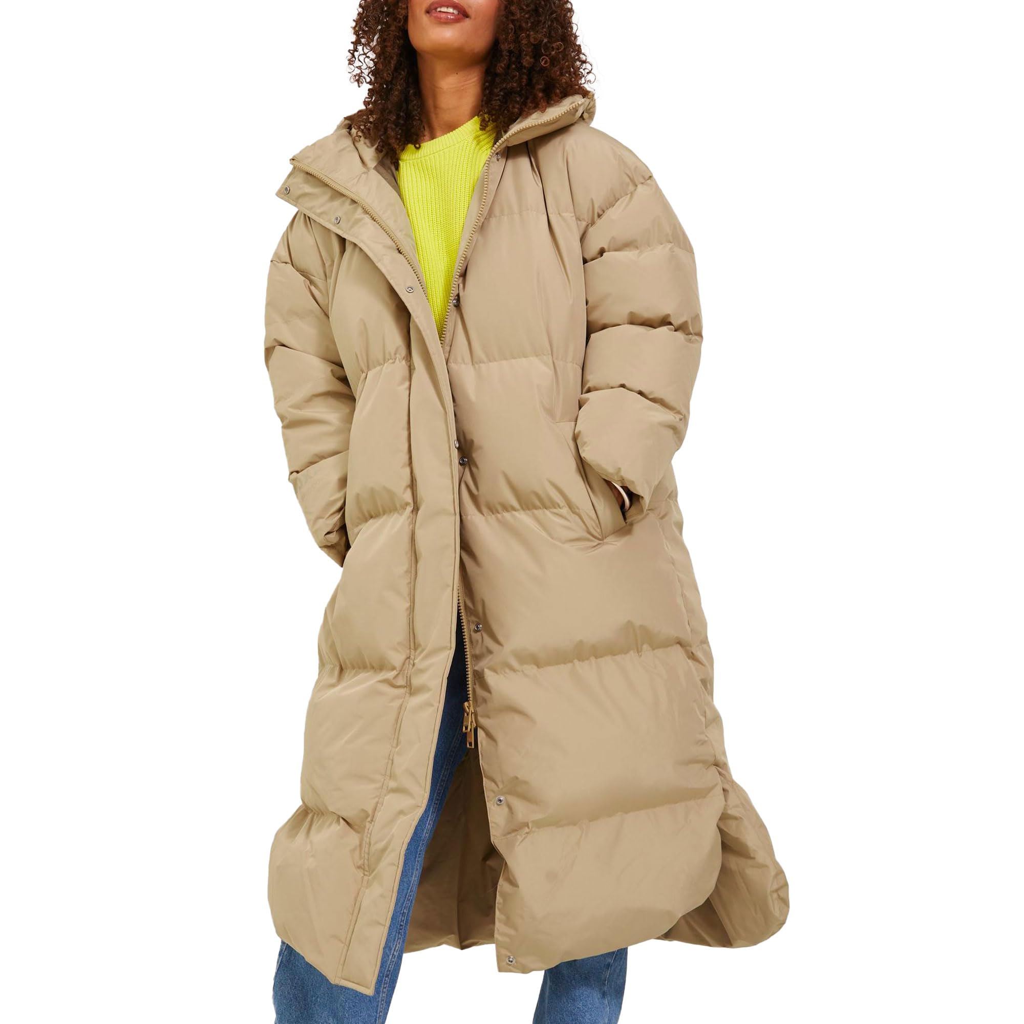 Koyu Yeşil Mont JXMISTY DOWN BLEND LONG PUFFER OTW, 5003072055