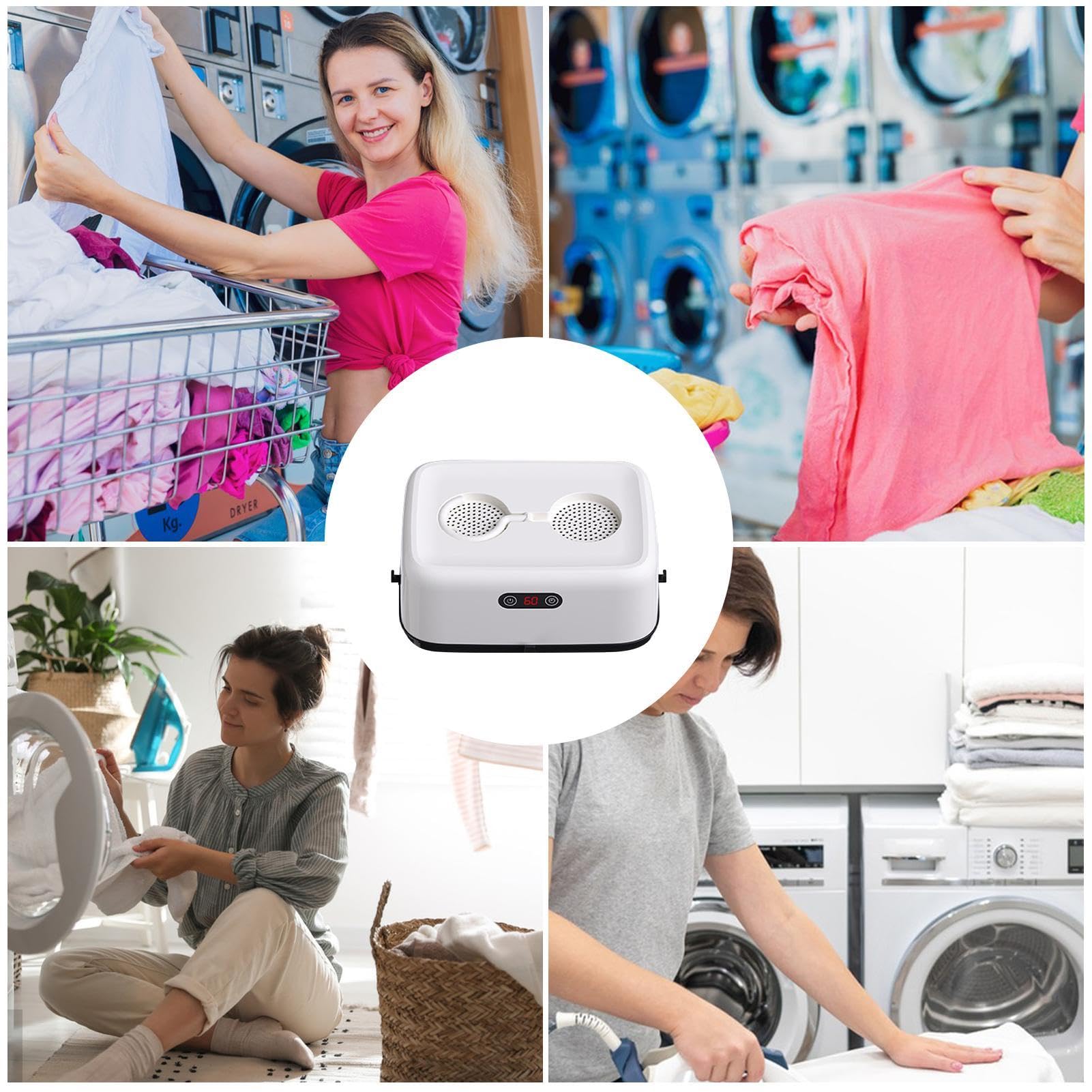Amazon.co.jp: ポータブル乾燥機、ポータブル衣類乾燥機 | タイマー