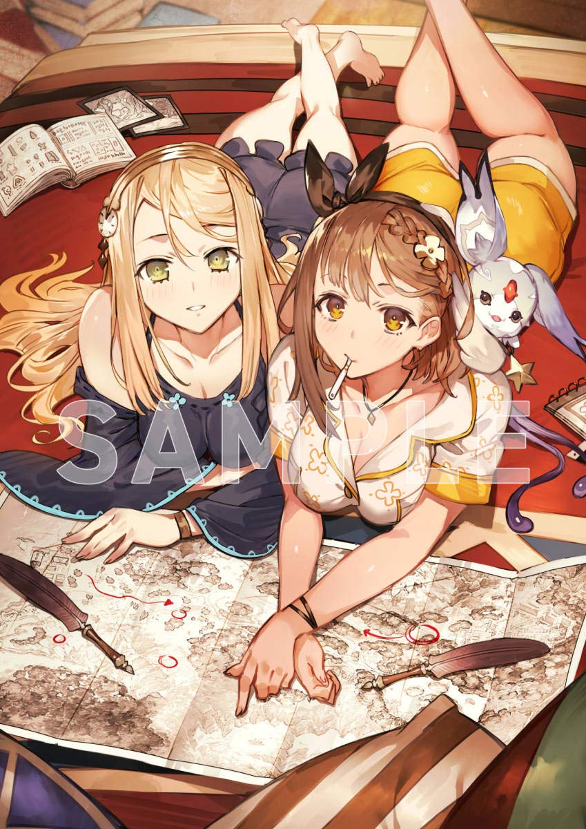 Amazon.co.jp: B2タペストリー ライザのアトリエ2ガストショップ 